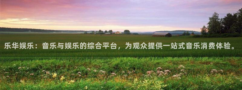 壹号平台下载安装官网：乐华娱乐：音乐与娱乐的综合平台，为观众提供一站式音乐消费体验。