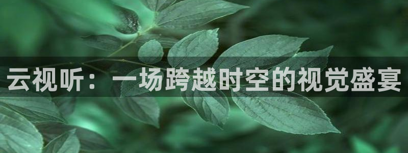 壹号平台下载：云视听：一场跨越时空的视觉盛宴